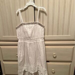 Cherokee White Dress with Beaded Detail